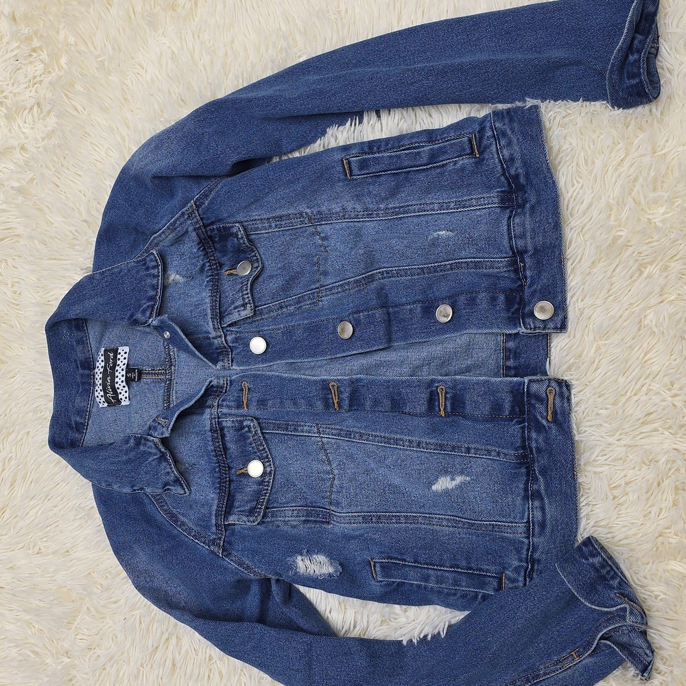 Alivia Ford Blue Denim Jacket